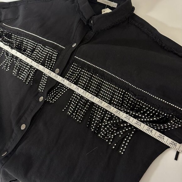 *NEW* Vervet Fringe Denim Jacket - Picture 7 of 9